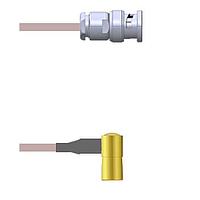 Amphenol Custom Cable Q-0J03S0005011i RF Cable Assemblies BNC-SP/SMB-RP G316 11I