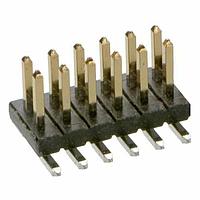 Harwin M50-3600642R Headers & Wire Housings 6+6 Pos. Male DIL Vertical SMT Conn. (T+R)