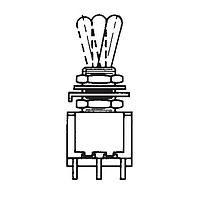 Công tắc gập DPDT BẬT-KHÔNG-(BẬT) Electroswitch A226L11YZQ