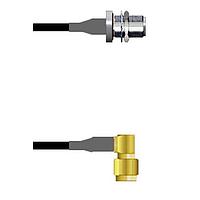 Amphenol Custom Cable Q-1T0340003036i RF 케이블 어셈블리 N-SJB/SMA-RP G174 36I