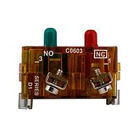 Eaton 10250T1C 1 NO - 1 NC 30MM CONT BLK 1NO-1NC AMBER