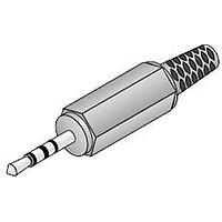 Đầu nối điện thoại 2.5MM 4 cực có lò xo đen Kobiconn 171-7425-E