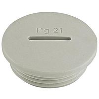 Altech 7215541 Hole Plugs PG13.5 PA ROUND W/SLOT GRAY