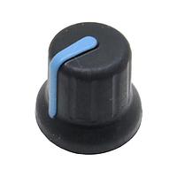 Eagle Plastic Devices 450-BA360 Knobs & Dials BLK/BLUE 16mm T18