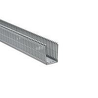 HellermannTyton 184-23001 High Density Slotted Wall Wiring Duct HDSWWD 2X3 W/ADH GY 30/BX