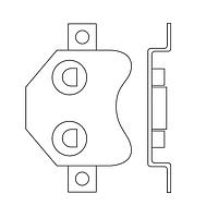 Eagle Plastic Devices 12BH002-GR 20 mm バッテリークリップ CR2032 バッテリークリップ