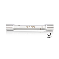 TOPTUL AEBE2022 Double End Socket Wrench (20x22mm, L=170mm)