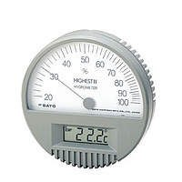 Đồng hồ đo độ ẩm với nhiệt kế điện tử skSATO Highest II (0~50°C; 20~100%rh)
