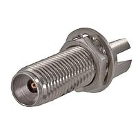 Ổ cắm 2.4mm Bulkhead, Đầu ra PCB, Độ dày bảng mạch 0.062" Johnson / Cinch Connectivity Solutions 147-0701-411