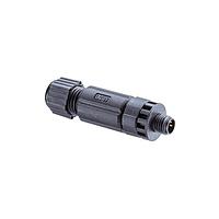 Amphenol LTW M8P-04BMMB-SL7001 Sensor Cables / Actuator Cables M8 Circular Metric Connector, A Code, Plastic, 3A, 04 pins, Male Connector, Male Contact, Straight, Screw Thread, Field Installable, F4.5 - F6.5mm, IP67 Mated