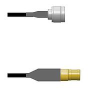 Amphenol Custom Cable Q-2N03X0008060i RF Cable Assemblies N-SP/SMB-SP RG58 60I