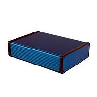 Hammond Manufacturing 1455T2201BU PC Board Metal End Panel/Blue 8.66 x 2.03 x 6.50"