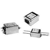 AMP Connectors - TE Connectivity 6VSK7M Power Line Filters 6A IEC 1/4" FASTON BULKHEAD MNT