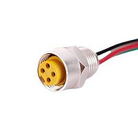 Amphenol SINE Systems MN44PW02M005 Sensor Cables / Actuator Cables MINI 4POS FEM RCPT 16AWG .5M