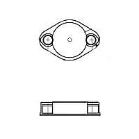 Nắp Bọc Cách Điện cho TO-3, Màu Trắng, Nylon, Tự Chữa Cháy UL 94 V-2 Aavid 8903NWG