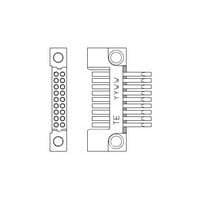 Đầu nối Micro-D D-Sub, Cốc hàn MCA-G1-18-SS Raychem - TE Connectivity 1466385-1