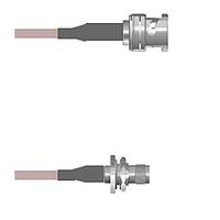 Amphenol Custom Cable Q-0K04H000R010i ສາຍສະບັບ RF BNC-SP/TNC-SJB G316D 10I
