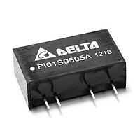 Delta Electronics, Inc. PI01D0515A Isolated DC/DC Converter, +/-15Vout, 1W