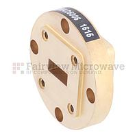 Fairview FMWAD5006 WR-42 Waveguide Bulkhead Adapter Using UG-595/U Square Cover Flange and Operating from 18 GHz to 26.5 GHz