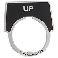 Square D 9001B276 Legend Plate, Up PUSH BUTTON LEGEND PLATE 30MM, Type B