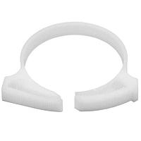 HellermannTyton SNP3810H4 Conduit Clips Snapper Hose Clamp, 1.62"1.89" Bundle Diameter, POM, White, 500/pkg