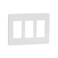 Square D SQWP141003WH Cover Frame 3 GANG SCREWLESS MATTE WALL PLATE WH