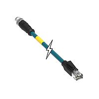 Cáp Cat 6a CRDST DE M12 đến RJ45 CAT6A Xanh 8P MtoM 1M Molex 120341-0501