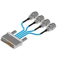 Bộ Cáp RF SMPX (F) đến 1.85mm (M) Lắp Ráp Cáp Đồng Trục Chính Xác, 12" Rosenberger H70U-W216-08S1-00300