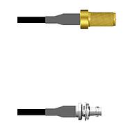 Amphenol Custom Cable Q-7100P0003012i RF Cable Assemblies SMA-SJ/HDBNC-SJB G174 12I