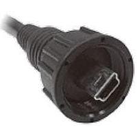 Đầu nối Mini USB Loại B USB, Cáp dài 2M Vít 20MB F Đầu nối đực M Pin Amphenol LTW NUB-20AFMM-SL7A05