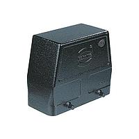 HARTING 19370100528 Headers & Wire Housings 10B Marine Hood Side Entry, Double Lever, High Construction, M40