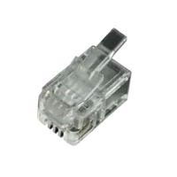 Đầu Nối Mô-đun / Đầu Nối Ethernet 4 P 4 C Đầu Cắm Không Chống Nhiễu Dẹt MH Connectors MHRJ114P4CF