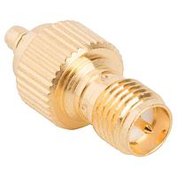 Amphenol RF 242141RP RF Adapters - Between Series SMA JK TO MMCX PLG ADAPTER REV POLARITY