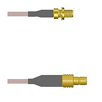 Amphenol Custom Cable Q-2X03N000R120i RF Cable Assemblies SMA-SJB/SMB-SJ G316D 120I
