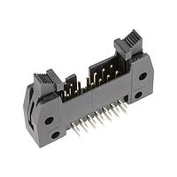 HARTING 09195267913001 Headers & Wire Housings SEK/IDC THR/SMC angled male, 2.9mm tails, 26pin, w/o board locks, PL3, w/ short levers, BLACK version