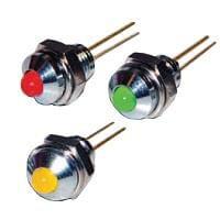 Đèn báo gắn bảng LED màu vàng khuếch tán Dialight 605-1311-110F