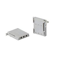 Nắp Chống Bụi Đầu Nối 3M Mini Stack, 2 Chân, 1 Hàng, Màu Xám, Loại Xếp Chồng 3M 3SD02-S01