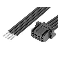 Molex 219653-1043 Discrete Wire Micro-One ISL Fem-Pigtail 4ckt 300mm