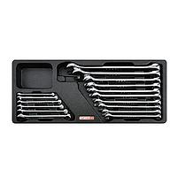 TOPTUL GAAT1605 Offset Pro-Line Combination Wrench Set (16 pcs, 15°)