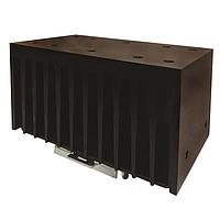 Tản nhiệt gắn ray DIN, điện trở nhiệt 0,82 °C/W, công suất 80 W, Kích thước Rộng x Cao x Sâu = 119 x 82 x 94 mm, phù hợp để gắn một hoặc nhiều rơ le trạng thái rắn (SSR) Carlo Gavazzi RHS301