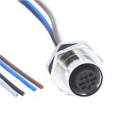 NorComp FPM12A05I12CF01 Sensor Cables / Actuator Cables M12 5P FML BRSS/NKL FRNT M16 12 PIGTAIL