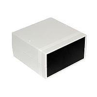 Hammond Manufacturing 1598ESGYPBK Instrument ABS w/Black ABS Ends 6.3x6.3x3.38" Grey