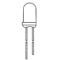 Đèn LED Đơn Sắc 5MM LTL2V3VYKL12 Lite-On LTL2V3VYKL12