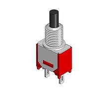 Công tắc đơn SPST kín, dạng hàn, trạng thái TẮT-(BẬT) Dailywell 8MS9P1B5M1QES