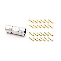 Amphenol SINE Systems MA7CAP1200S-S1-KIT Straight ST 12P TH 4.5-7.5mm grip w/ F sockets
