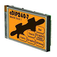 DISPLAY VISIONS EA EDIP240J-7LATP LCDグラフィックディスプレイ アンバー/ブラックコントラスト タッチスクリーン付き