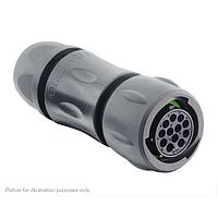Eaton Souriau-Sunbank UTSX6JC1492SW Plugs Plug, with cable gland backshell, for 12 female contacts, IP68/69K, keying W