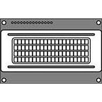 Mô-đun Hiển thị Ký tự LCD COG Màu Vàng, Đèn nền LED Vàng Truyền sáng Hantronix HDM20416L-M-L30S