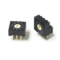 E-Switch DR3M-16R-B ロータリースイッチ 16ポジション 3x3端子パターン、表面実装