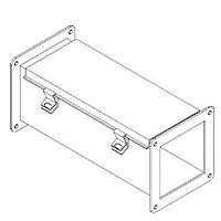 Ống Dẫn Dây N4X Ống Dẫn Dây 8X8 Thẳng-304S Hammond Manufacturing 1487E60SS